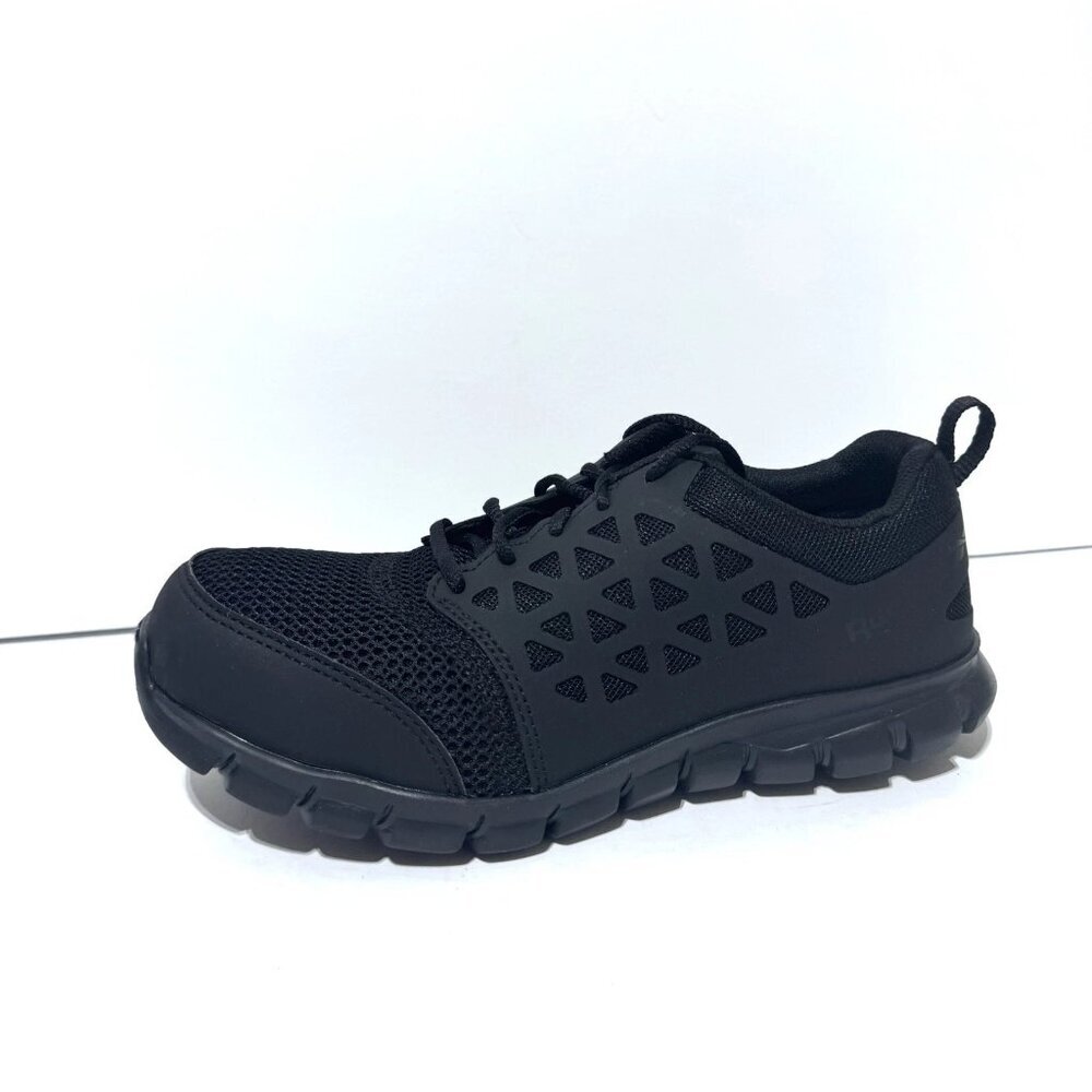 Reebok Womens Sublite Cushion Work Sneaker Black Size 8.5W
